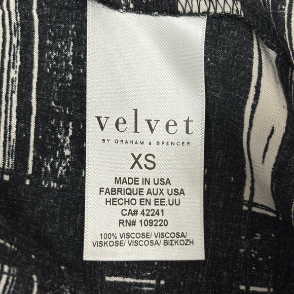 Velvet by Graham & Spencer Black White Plaid Tunic Dress Shirt Dress Belted xs - Picture 11 of 16